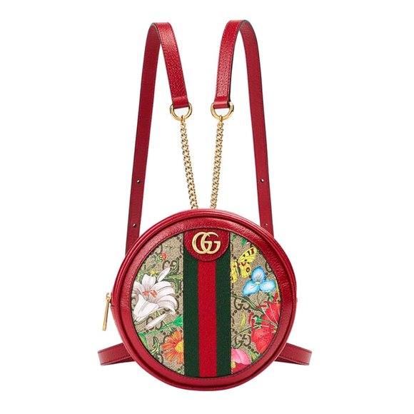 Gucci 598661 Ophidia Floral Mini Backpack